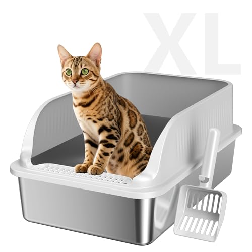 KISENG Stainless Steel Litter Box