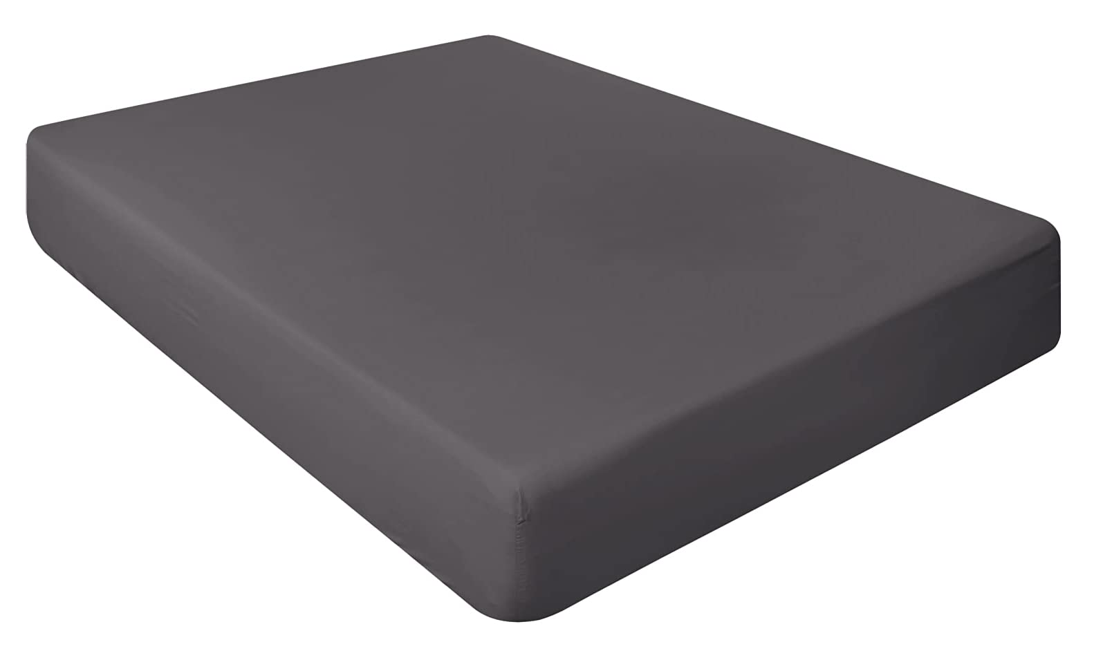 Pack of 2 Luxury Percale Cot Bed Fitted sheets available in 14 colours (Charcoal, 70x140x15 cm (Pack of 2))