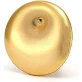 OIDIMS Chunky Vortex Wrap Open Rings for Women Gold-Tone Plated Thick Dome High Polished Statement Adjustable Simple Geometric Fingers Thumb Stackable Band Cocktail Ring Fashion Exaggerated Jewelry