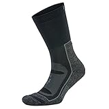 Balega Blister Resist Crew Socks for Men and Women (1 Pair), Black, X-Large
