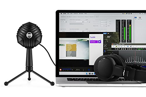 Professional USB Microphone, TKGOU PC Microphone for Windows and Mac Computer, Three Pattern Selects & Headphone Output Microphone for Recording, Podcasting, Streaming, Conference, Vocals, Chats(UM8) - Thumbnail 3