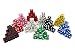 100 Assorted Dice 10 Colors 16 mm - Great for Gaming Casino Night
