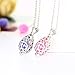 Adecco LLC 1PCS Antique Silver Vines Heart Openable Locket Essential Oil Perfume Aromatherapy Diffuser Pendant Necklace with 6 Sponge