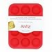 Ouddy Red Silicone Muffin Pan, One Size, Z
