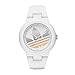 adidas Women's 'Aberdeen' Quartz Plastic and Silicone Casual Watch, Color:White (Model: ADH9084)