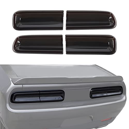 JeCar Smoked Tail Light Covers Rear Light Guards Exterior Accessories