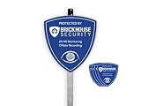 Brickhouse Security Home Surveillance QR Code Outdoor Yard Sign w/Stake