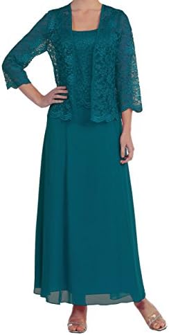 Mother of the Bride Formal Gown 7726BM-TEAL-2X