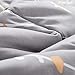 Bedsure Tree Branch Floral Comforter King Size Grey Down Alternative Comforter Microfiber Duvet 3 Pieces (1 Comforter + 2 Pillow Shams)
