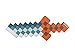 Foam Iron Dagger Toy Weapon, Pixelated Blade, 10 inch, EnderToys