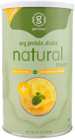 GeniSoy Soy Protein Shake Powder Original -- 16 oz - 3PC