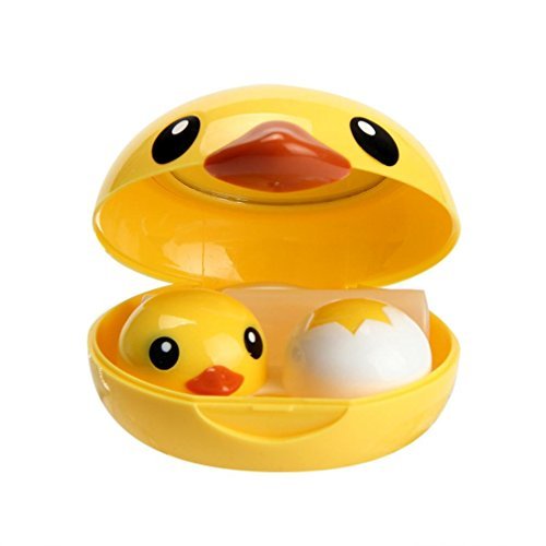 image for Hot Sale! AMA(TM) Cute Duck Popular Mini Contact Lens Case Box Travel 