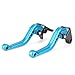 GZYF Short Brake Clutch Levers for Honda 1993-1999 CBR 900RR / CBR 600 F2 F3 F4 F4I 1992-2007 Blue