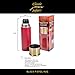 Classic Safari Shotgun Shell Stainless Steel Vacuum Beverage Bottle, Keeps Hot Beverages Hot and Cold Beverages Cold, 1 Liter