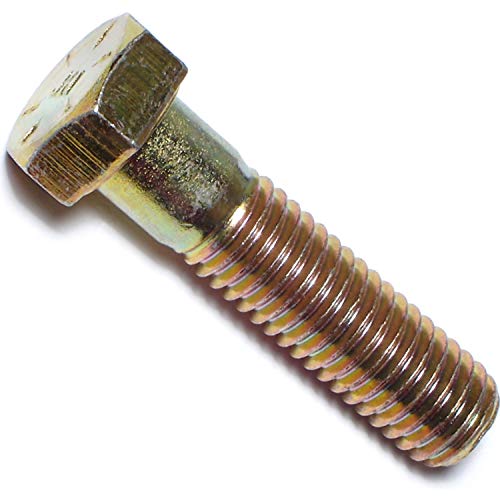 Hard-to-Find Fastener Grade 8 Hex Cap Coarse Large Bolts, Midwest Assortment Refill, Steel Hex Bolts for Construction, Home Improvement, 1/2-13 x 2 - Inch, Pack of 4 at Amazon