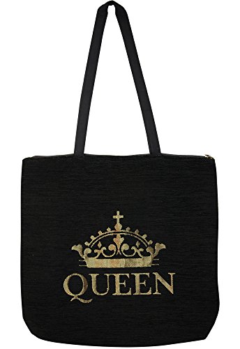 African American Expressions - Queen Woven Tote Bag (Chenille, 17