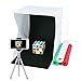 Portable Photo Studio,URiver Mini LED Light Box Kit Folding Table Top and 4 Backdrops Photography Lighting Tent (Size:9.5