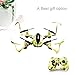 Virhuck T915 RC Drone 2.4 GHz 4 CH 6 AXIS GYRO System LED Lights Headless Inverted Flight One Key Return Mode Quadcopter (Camouflage Blue)