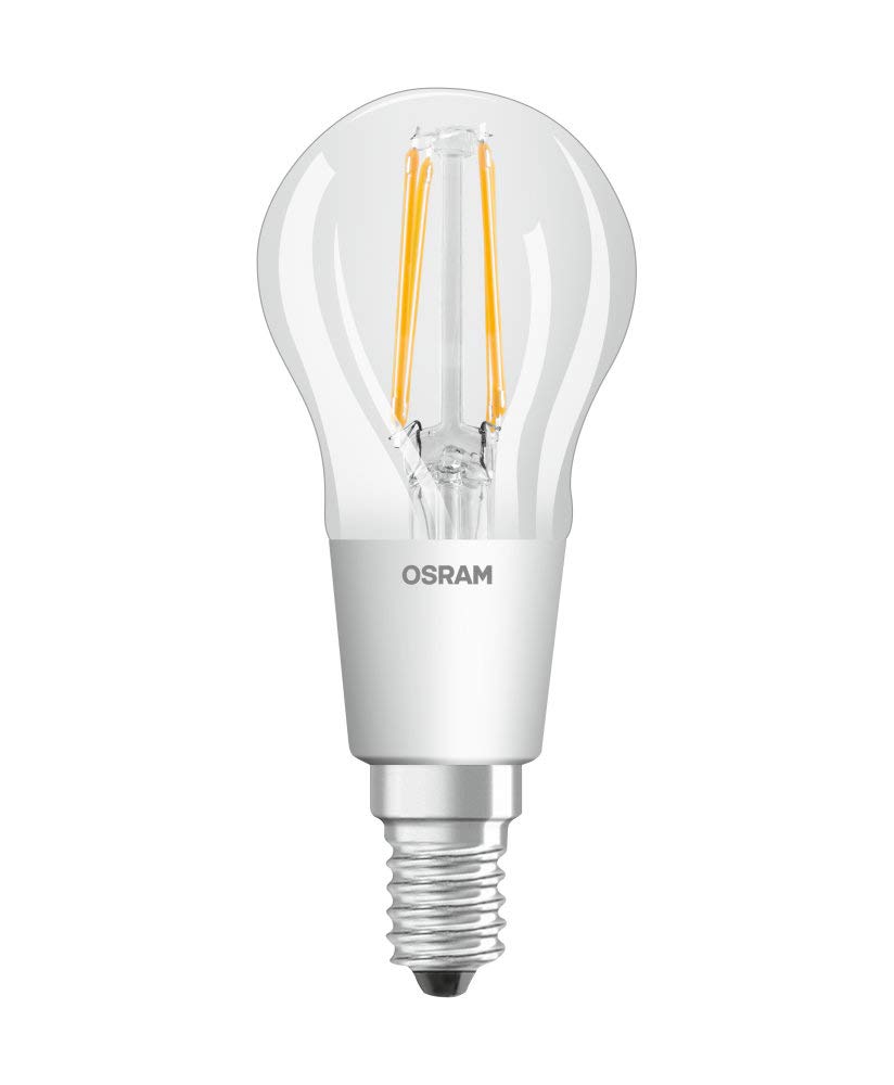 OSRAM LED lamp | Base: E14 | Warm White | 2700 K | 5 W | Replacement for 40W | LED Retrofit Classic P DIM
