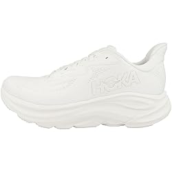 Hoka Women's Clifton 10 Sneaker, White/White, 7.5