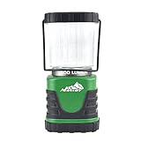 MANSOV Camping Lantern, Lightweight LED Emergency Lantern, Portable Ultra Bright Flashlight, for Hiking, Camping, Emergencies, Power Outages, Compact Size, Green