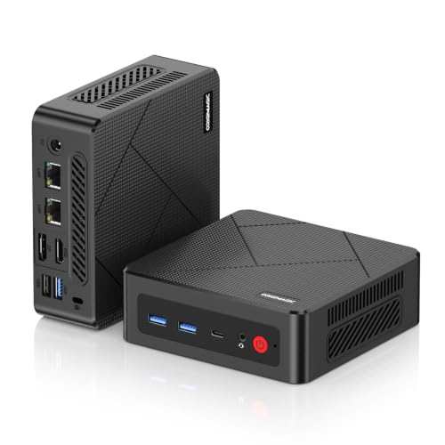origimagic C4 Air Mini PC, Ryzen 5 3500U, RAM 8 GB DDR4 2400MHz, SSD 256 GB + Ranura NVMe PCIe 3.0, Gráfica Vega 8, 3 Pantallas 4K, WiFi 5/BT 5.0, Mini PC para Oficina, Negocios y hogar