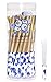 Cyclones Blueberry Flavored Pre Rolled Clear Tubes | 50 Pack | Natural Cellulose Prerolled Ready to Pack with Packing Sticks and Tips Included