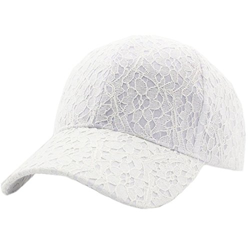 Summer Lace Hat Cotton Baseball Cap For Women Breathable Mesh