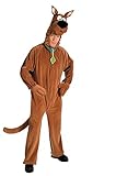 Unisex Plush Scooby Doo Funny Comical Theme Party Adult Halloween Costume, 1 Size (Up To 44)