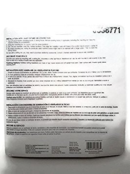 Portfolio 10 Inch Composite Ceiling Medallion Bronze Color Finish