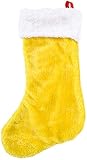 Rhode Island Novelty Christmas Yellow Plush Faux Fur Trim 16