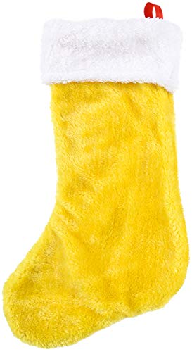 Rhode Island Novelty Christmas Yellow Plush Faux Fur Trim 16