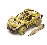 Modarri X1 Camo Car Toy by Thoughtfull Toys - Ultimate Car Construction Toys For Kids Includes X1 Camo Car + Hex Tool - Mix N Match Educational Engineering & Science Toy Set Perfect For Family Fun