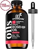 Art Naturals Rosehip Seed Oil 3 Piece Set - Pure Virgin, Cold Pressed & Unrefined 4oz - Best Natural moisturizer to heal Dry Skin, Fine Lines & Scars