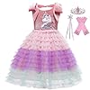 Meisjes Prinses Eenhoorn Dress Up Kids Pailletten Feestkostuum Zachte Fluwelen Tutu Cake Jurk