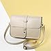 Vintage Leather CrossBody Handbag HN Shoulder Messenger Bag (Beige)
