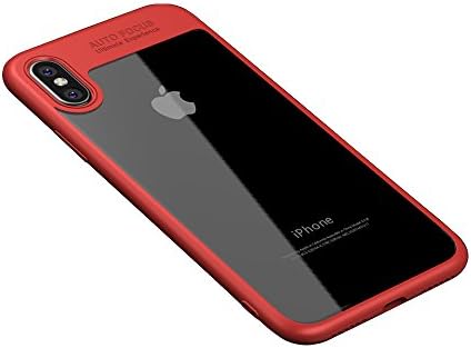 Transparent iPhone X Case, Shockproof Crystal Clear PC Back Soft TPU Bumper Hybrid Rugged Ultra Thin iPhone X Case for Women Girls 5.8 Inch