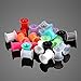 Xpircn Soft Silicone Flexible Ear Plugs Tunnels 12mm Height 8G-1