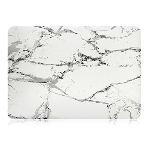 image for UESWILL Marble Pattern Smooth Soft-Touch Hard Shell Case Cover for Mac