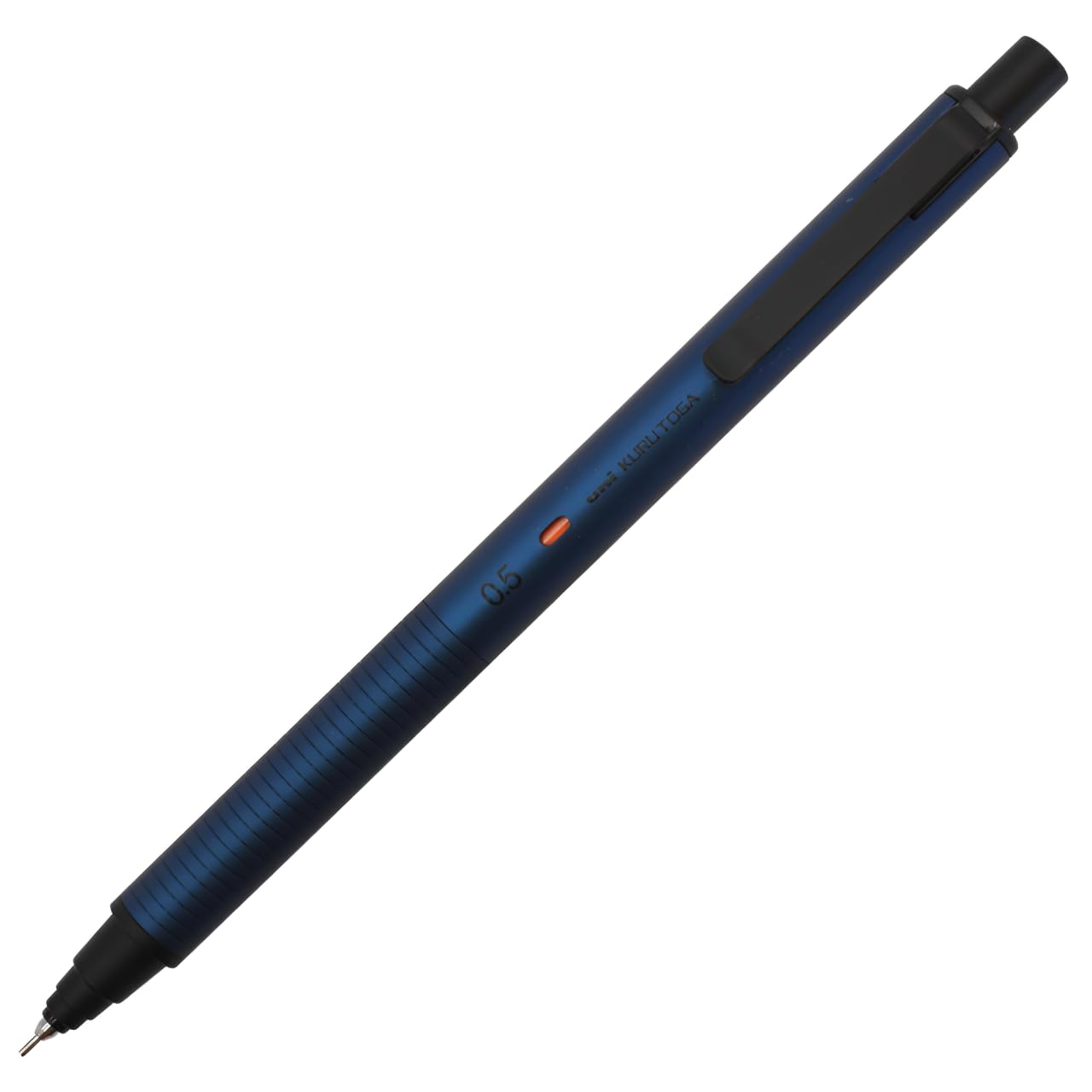 Photo 1 of Uni Kuru Toga Metal Mechanical Pencil, Auto Lead Rotation, 0.5mm Fine Point, All-Metal Body, Silent Blue, M5KH1P.10