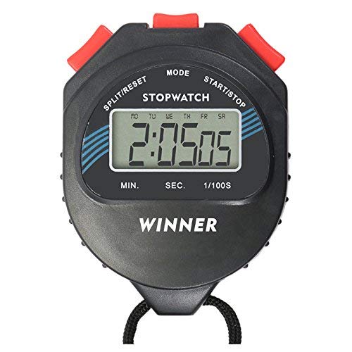 Winner Digital Stopwatch W-999 - Professional Sports &amp; Laboratory Stopwatch