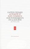 Autorité et Bien commun by