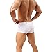 HP95(TM) Mens Bikini Underwear, Sexy Breathable Bulge Pouch Boxer Briefs Shorts (M, White)