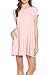 Solid Trapeze Knit Pocket Dress