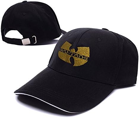 JIUWEI Wu-Tang Clan Hip-Hop Band Logo Adjustable Baseball Caps Unisex Snapback Embroidery Hats