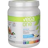 Vega One All-in-One Nutritional Shake, French Vanilla, Large Tub, 29.2 Oz