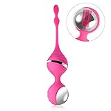 Utimi Vibrating Kegel Balls Ben Wa Ball Powerful C-spot Stimulator Silicone Koro Balls for Vaginal Shrinking Exercise