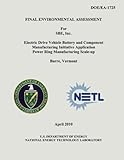 Image de Final Environmental Assessment for SBE, Inc. Electric Drive Vehicle Battery and Component Manufacturing Initiative Application Power Ring Manufacturin