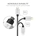 PURIDEA [Apple Mfi Certified 3Ft iPhone Charger Nylon Braided Lightning Cable Charge and Sync Cable Cord Compatible with iPhone 7/7 plus/SE/5/6/6s/Plus/iPad Mini/Air/Pro,Silver
