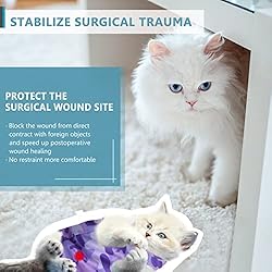 SUNFURA Cat Recovery Suit for Abdominal Wounds Spay